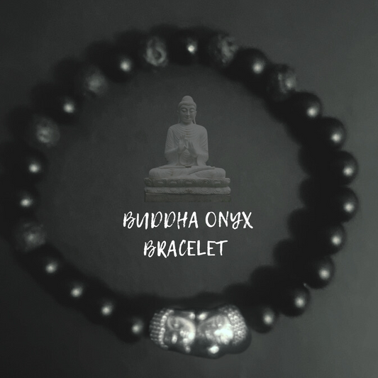 Onyx Buddha Bracelet