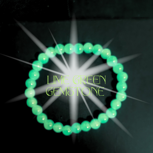 Lime Green Gemstone Bracelet