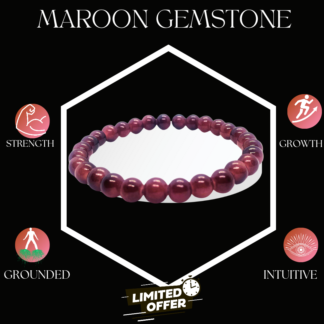 Maroon Gemstone