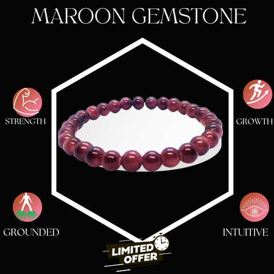 Maroon Gemstone